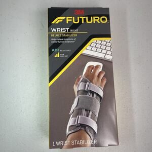 Futuro 3M Wrist Right Hand Deluxe Stabilizer Adjustable Firm Support Breathable